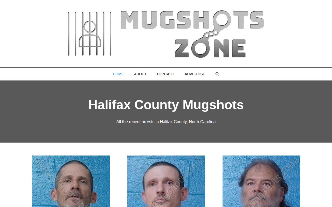 Unofficial Mugshots.zone Halifax County dated arrest listing page